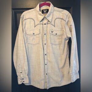 Men's Western Denim Shirt
Cowboy Hardware
Size M